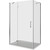Душевое ограждение Bas Saturn WTW+SP C-CH 130х100 см L/R, хром/прозрачное - фото 