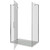 Душевое ограждение Bas Saturn WTW+SP C-CH 140х90 см L/R, хром/прозрачное - фото 3