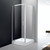 Душевое ограждение Cezares 90х90 см MOLVENO-A-1-90-C-Cr-IV, хром/прозрачное - фото 