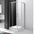 Душевое ограждение Cezares 80х80 см MOLVENO-A-2-80-C-Cr-IV, хром/прозрачное - фото 