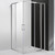 Душевое ограждение Cezares 110х80 см MOLVENO-AH-21-90+20-C-Cr-IV, хром/прозрачное - фото 