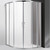 Душевое ограждение Cezares 120х120 см MOLVENO-R-22-100+20-P-Cr, хром/матовое - фото 