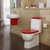 Унитаз-компакт Sanita Luxe Best Luxe WC.CC/Best/2-DM/RED.G/S1 с крышкой микролифт (цвет красный) - фото 3