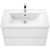Тумба подвесная с раковиной Акватон Римини 100 см 1A2328K3RN010, белый - фото 4
