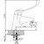 Смеситель для раковины с локтевой (хирургической) ручкой Haiba HB1054 - фото, картинка 2 Смеситель для раковины с локтевой (хирургической) ручкой Haiba HB1054 - фото 2