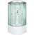 Душевая кабина Deto L910 100х100 см, хром/узор (безсиликоновая сборка) - фото 