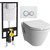 Унитаз подвесной с инсталляцией Vitra S50 5 в 1 9003B003-7200 - фото 