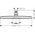 Верхний душ Hansgrohe Croma E 280 1jet 26257000, латунь - фото 3