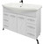 Тумба напольная с раковиной Mirsant Сандра 100 см, белый - фото 
