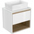Тумба подвесная со столешницей Cersanit Louna 60 см SP-SZ-LOU60-BL/Wh - фото 