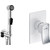 Набор для гигиенического душа WasserKraft A010657WHITE (шланг 120 см), хром/белый - фото 