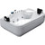 Ванна гидромассажная Gemy G9085 K 180x116 см R - фото 