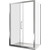 Душевое ограждение Bas Neo WTW-120-C-CH+SP-80-C-CH 120х80 см, хром/прозрачное - фото 2