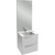 Тумба подвесная с раковиной Jacob Delafon Struktura 57 см EB1276-N18, белый - фото 4