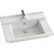 Тумба подвесная с раковиной Jacob Delafon Struktura 57 см EB1276-N18, белый - фото 5