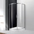 Душевое ограждение Cezares 90х90 см MOLVENO-R-2-90-C-Cr-IV, хром/прозрачное - фото 