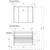 Тумба подвесная с раковиной Aquanet Гласс 90 см 196960, белый - фото 12