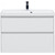 Тумба подвесная с раковиной Aquanet Гласс 90 см 196960, белый - фото 3