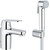 Смеситель для раковины с лейкой для биде Grohe Eurosmart Cosmopolitan 23125000 - фото 
