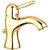 Смеситель для раковины Paffoni Giorgia GI075GF, золото - фото 