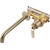 Смеситель для раковины настенный Bronze de Luxe 1760’s Loft 5530CG, золото, Цвет производителя: золото - фото 2