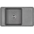 Кухонная мойка Акватон Беллис 1A724832BS230, серый, Цвет производителя: серый - фото 