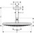 Верхний душ Hansgrohe Raindance Select S 300 2jet 27337000, латунь - фото 3