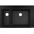 Кухонная мойка Hansgrohe S51 S510-F635 43315170, чёрный графит - фото, картинка  Кухонная мойка Hansgrohe S51 S510-F635 43315170, чёрный графит - фото