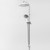 Душевая стойка WasserKraft A039, белый/хром - фото 2