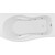 Ванна акриловая Aquanet Borneo 170x90 см 203909 L - фото 2