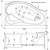 Ванна акриловая Aquanet Palma 170x100 см 204023 R - фото, картинка 12 Ванна акриловая Aquanet Palma 170x100 см 204023 R - фото 12
