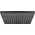 Верхний душ Hansgrohe Vernis Shape 26281670, черный матовый - фото 