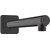 Кронштейн стеновой для верхнего душа Hansgrohe Vernis Shape 240 мм 26405670, черный матовый - фото 