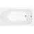 Ванна акриловая Aquanet West 120х70 см 204050, Размер - мм: 1200х700 - фото, картинка  Ванна акриловая Aquanet West 120х70 см 204050, Размер - мм: 1200х700 - фото