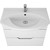 Тумба напольная с раковиной Dreja Laguna Plus 75 см 99.0106, белый глянец (раковина Лагуна) - фото 6