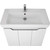 Тумба напольная с раковиной Dreja Q Plus 80 см 99.1006, белый глянец - фото 2