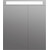Зеркало-шкаф Dreja Uni Led 70 см 99.9002, белый глянец - фото 2