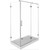 Душевое ограждение Aquanet Beta NWD1231 140х80 см (стекло 8 мм), хром/прозрачное L - фото 
