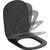 Сиденье с крышкой для унитаза Ideal Standard Silk Black Tesi микролифт T3527V3, черный матовый - фото 