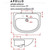 Раковина врезная на столешницу Artceram Washbasins Apollo 66 см APL001 01 00 bi*1 - фото 3