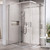 Душевое ограждение Ravak Blix Slim BLSRV2K 90х80 см X1XM70C00Z1+X1XM40C00Z1 алюминий/прозрачное - фото 