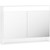 Зеркало-шкаф Ravak MC 1000 Step 100 см X000001421, белый глянцевый - фото 