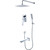 Душевая система для ванны Lemark Allegro LM5922CW, хром/белый - фото 