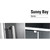 Душевое ограждение Gemy Sunny Bay 60x80 см S28120-A80, хром/прозрачное - фото 3