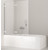 Шторка для ванны Radaway Arta PND I 130 см 210213-01L (стекло 8 мм), хром/прозрачное - фото 