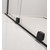 Душевая перегородка Radaway Furo Black Walk-in 90x200 см 10106488-54-01L (стекло 8 мм), черный/прозрачное - фото 6