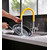 Смеситель для кухни Lemark Comfort LM3075C-Yellow, хром/желтый - фото 2
