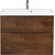 Тумба подвесная с раковиной BelBagno MARINO-H60-800-2C-SO-RW-P 80 см, Rovere Moro - фото 