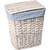 Корзина для белья WasserKraft Lippe 43 см WB-450-M, цвет белый - фото 