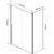 Душевое ограждение Vincea Lugano 130x80 см VSR-1L8013CLB-1 (стекло 8 мм), черный/прозрачное - фото 2